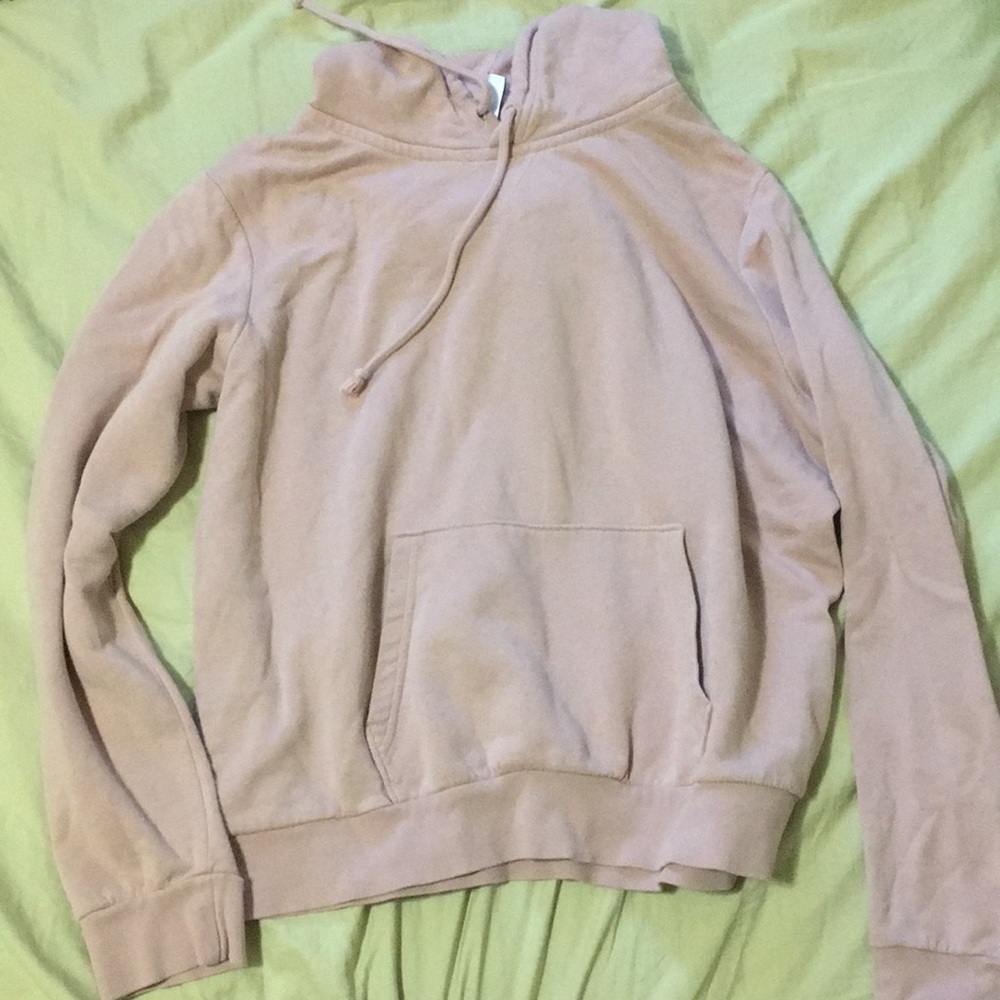 mute pink hoodie